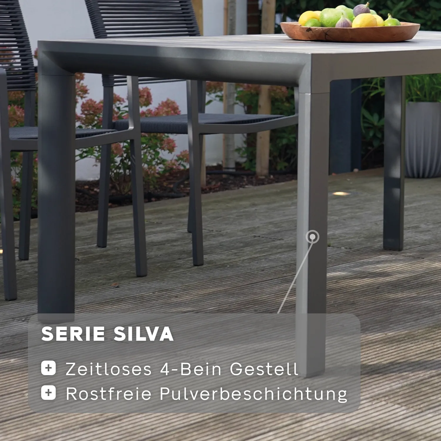 Gartentisch Silva Teak FSC® 140x90 cm