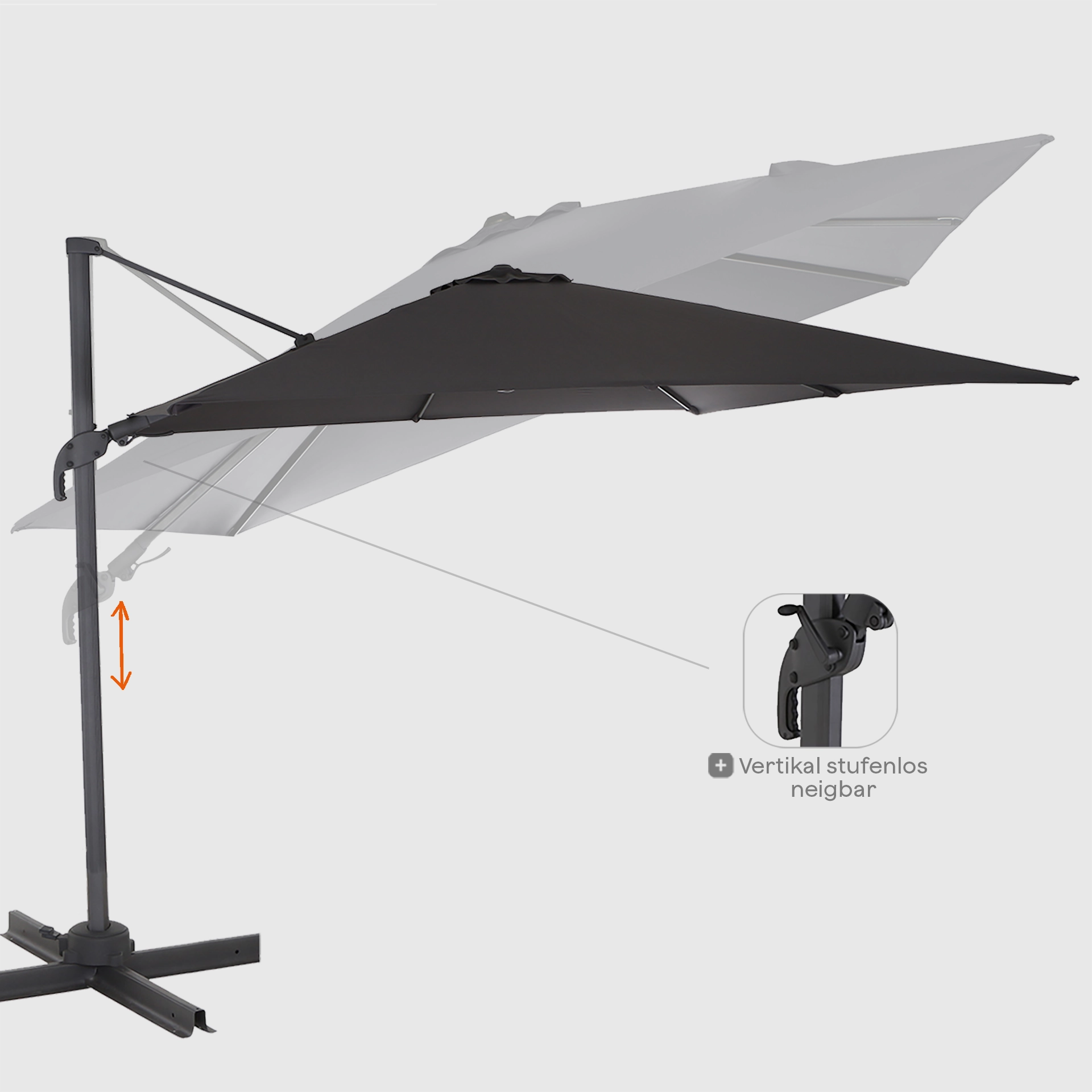 Sonnenschirme | California N+ Schirm 300x300cm | S...