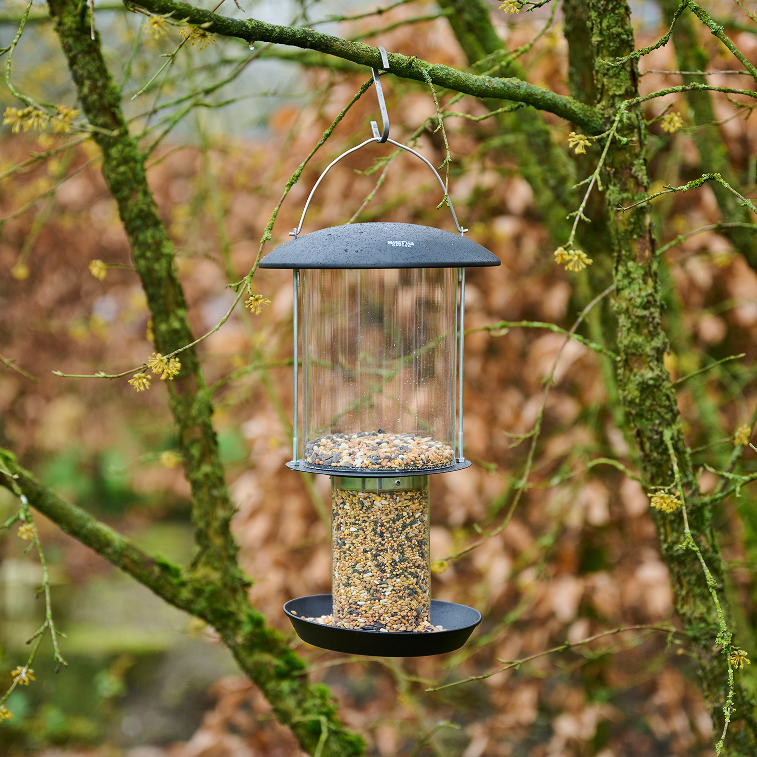 Tiere im Garten | Futtersäule Mischfutter Metall ...