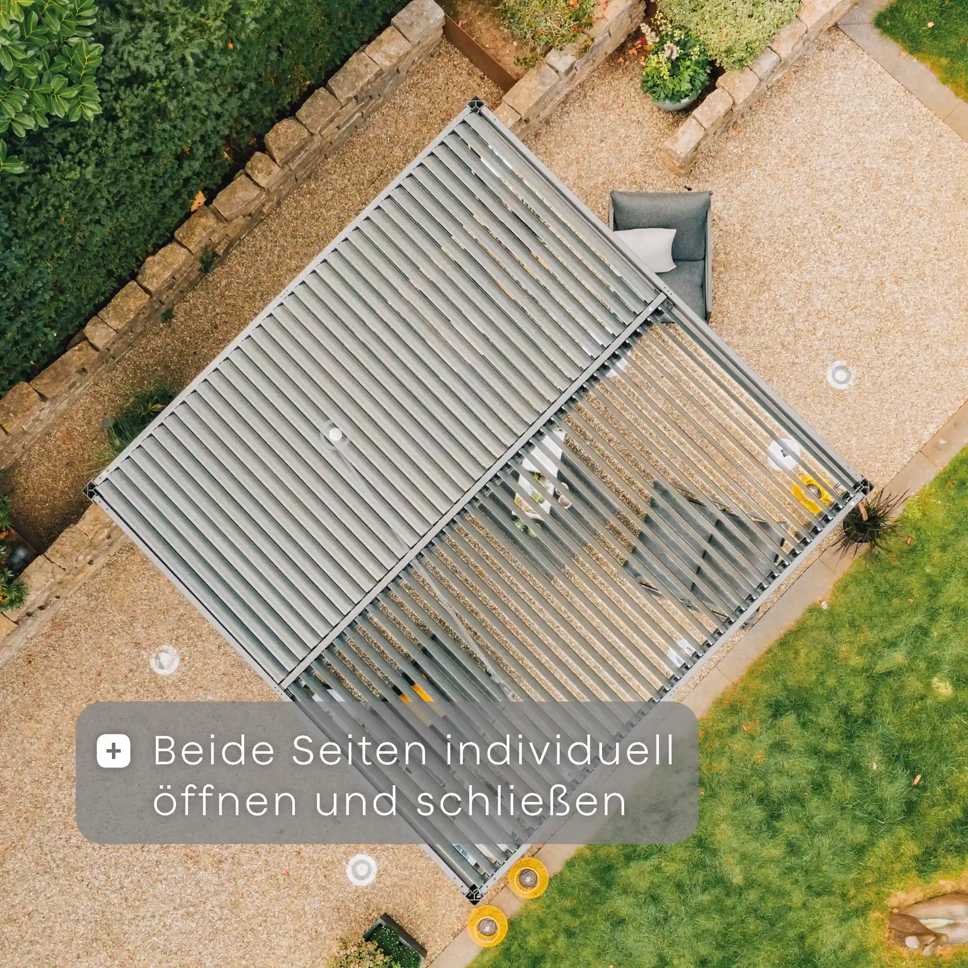 Pavillon | Vivera Pergola Basis 3x3m Sonnenschutz ...