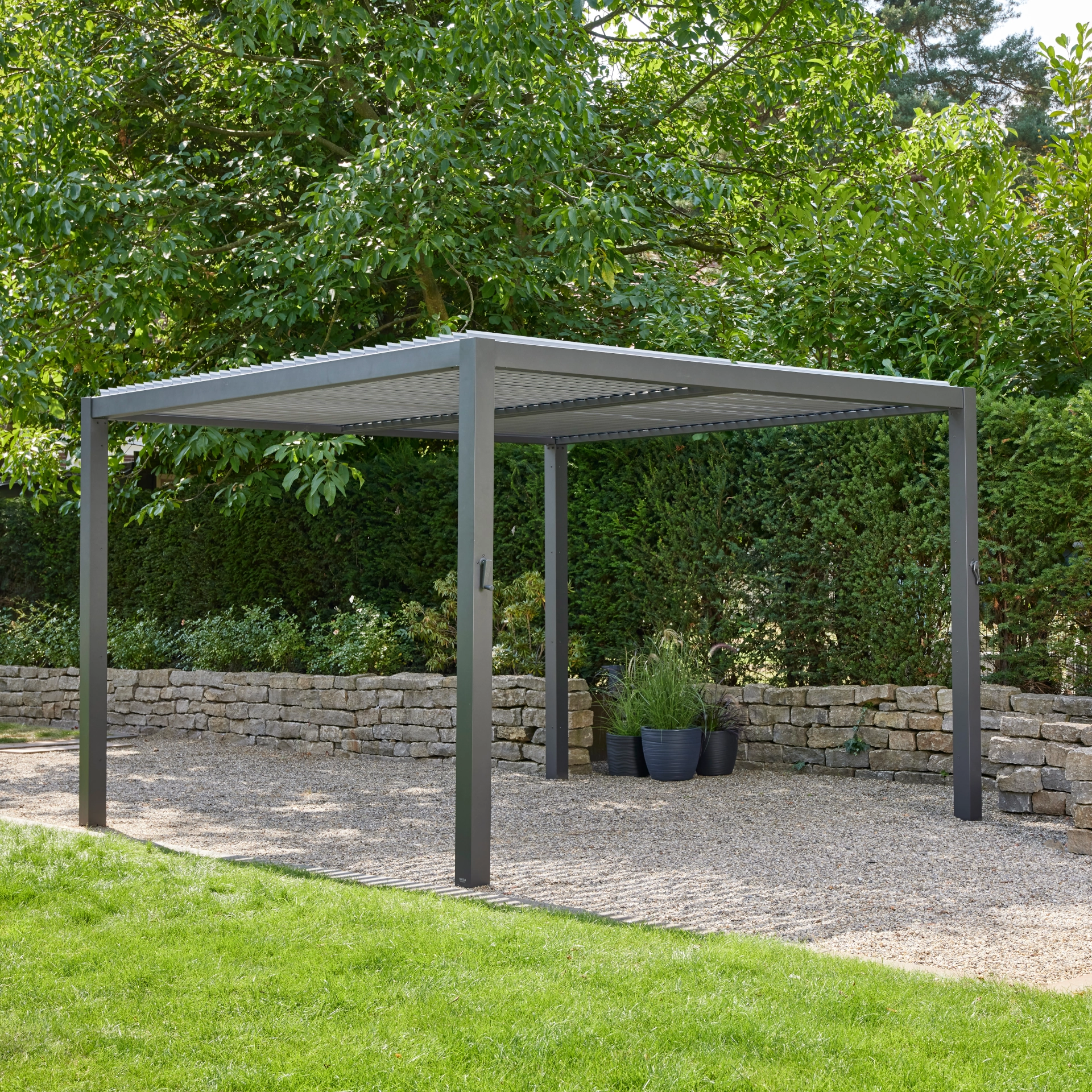 Pavillon | Vivera Pergola Basis 3x3m Sonnenschutz ...