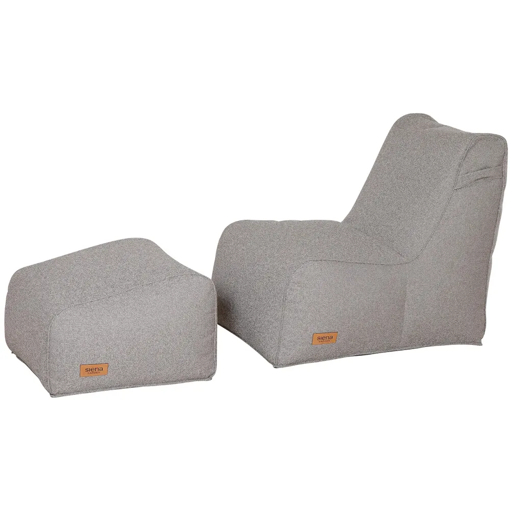 FEEL.U Sitzsack-Set | Polypropylen soul grey