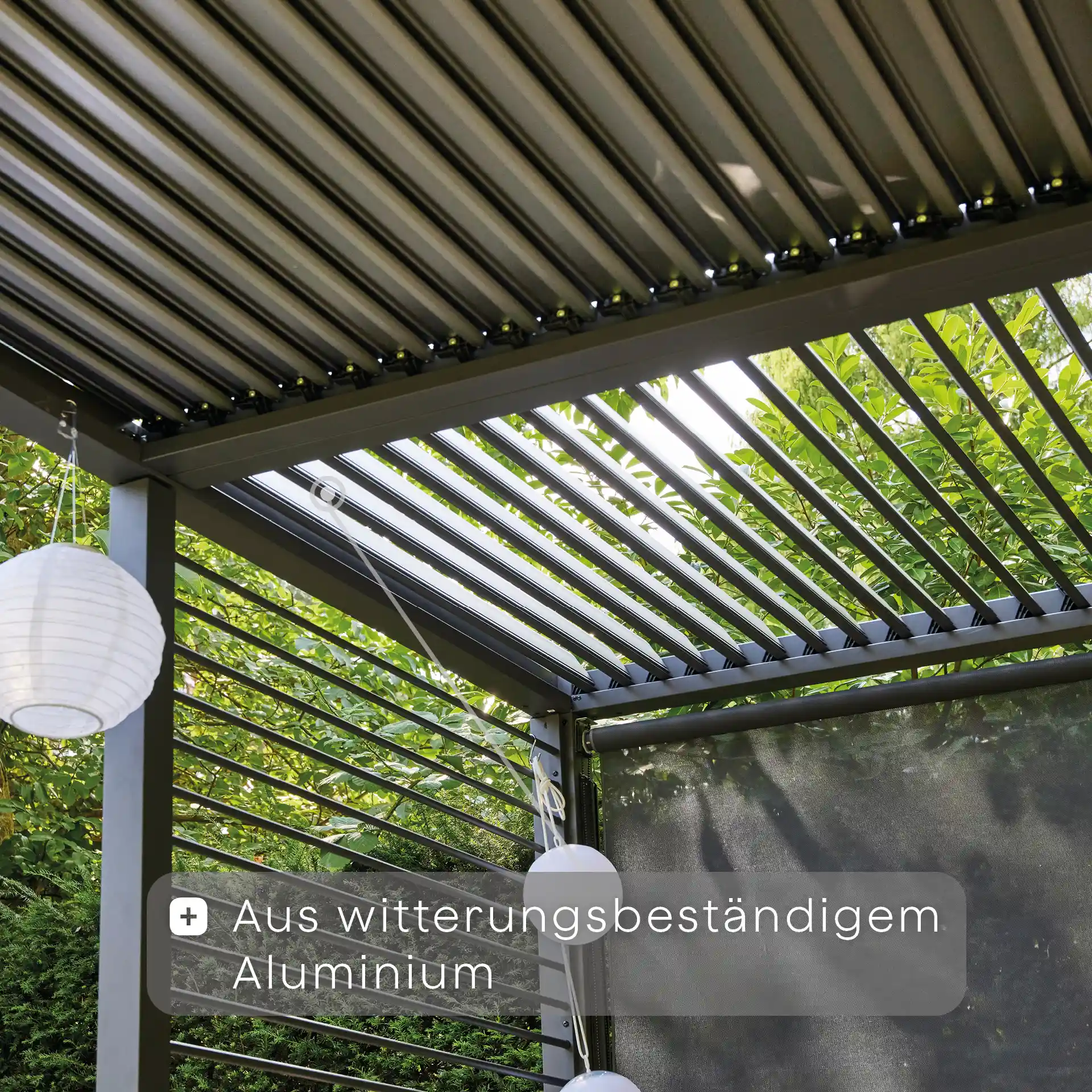 Pavillon | Vivera Pergola Basis 3x3m Sonnenschutz ...