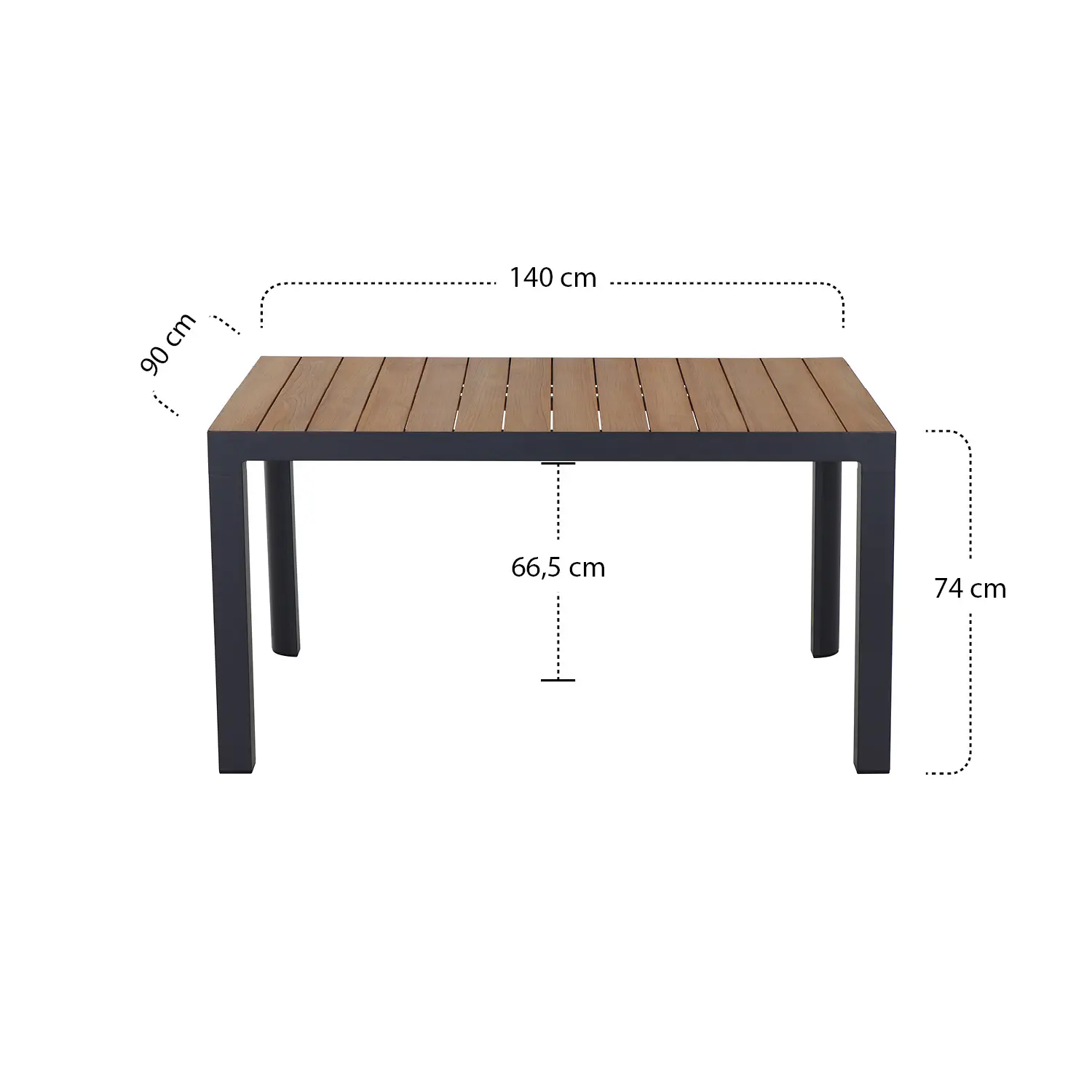 Gartentisch Silva Teak FSC® 140x90 cm