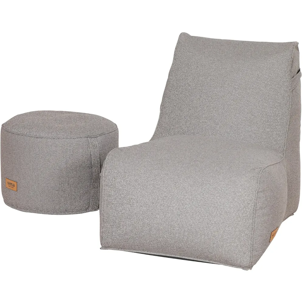 FEEL.U Sitzsack-Set | Polypropylen soul grey