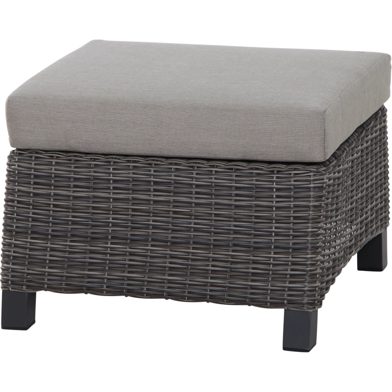 Siena Garden Corido Hocker Rattangeflecht charcoal-grey