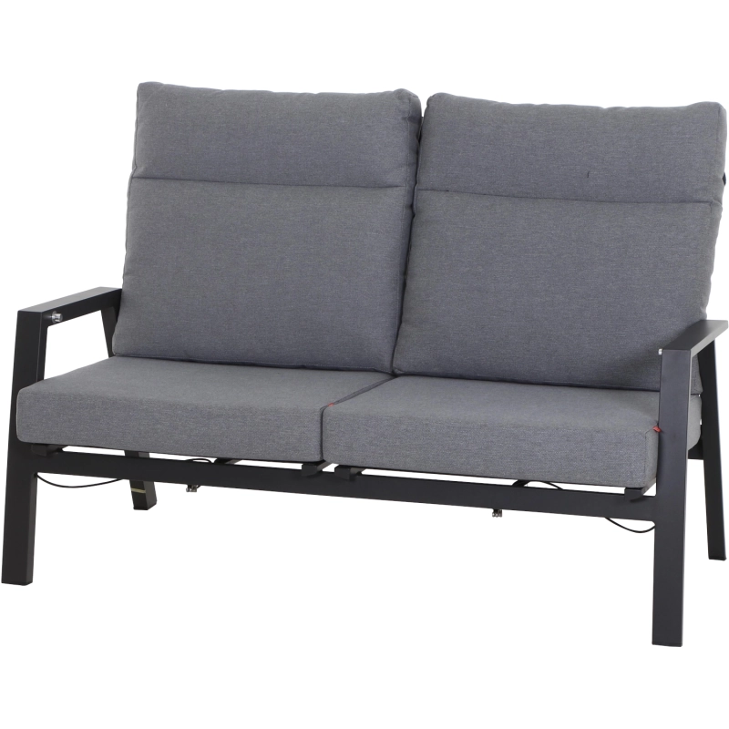 Siena Garden Valencia Move Loungesofa 2-Sitzer RANOTEX® dunkelgrau