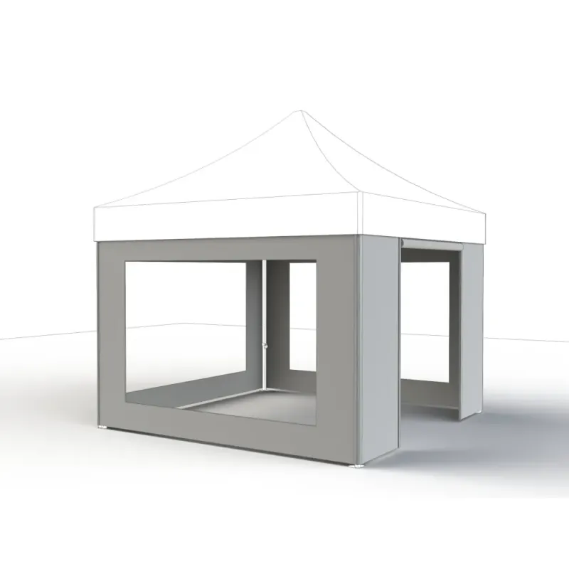 Siena Garden Seitenteile weiß zu Pavillon Pro 3x3 Meter