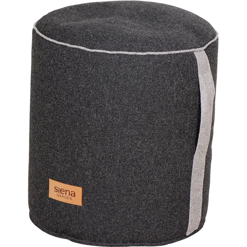 Siena Garden FEEL.U Pouf Polypropylen dark grey