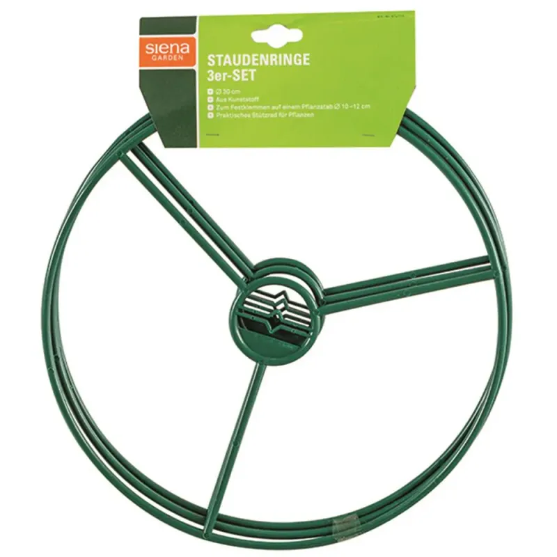 Siena Garden Staudenhalter, Ø 30 cm, 3er-Pack