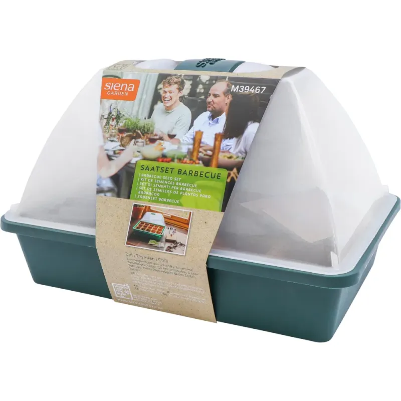 Siena Garden Saatset BBQ inkl. Saatgut - Dill, Thymian, Chilli