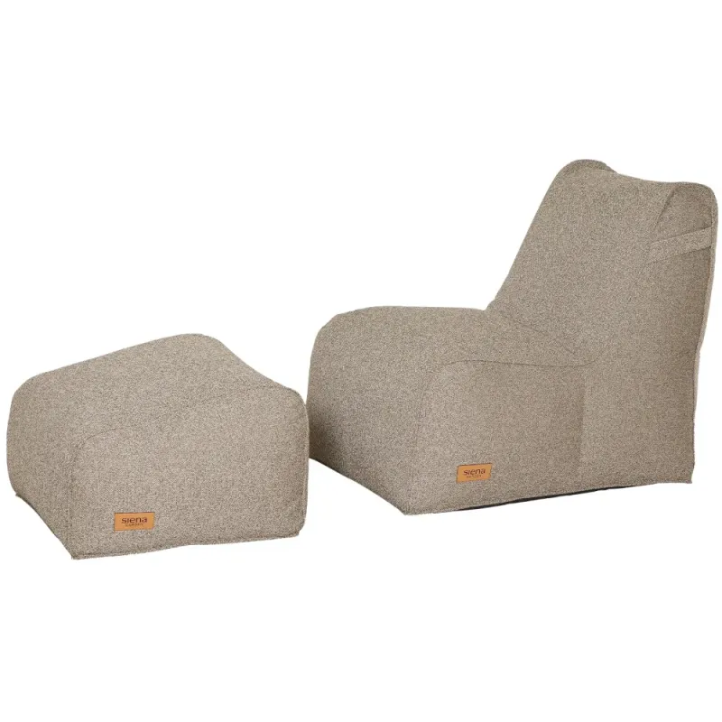 Siena Garden FEEL.U Sitzsack-Set Polypropylen deep sand