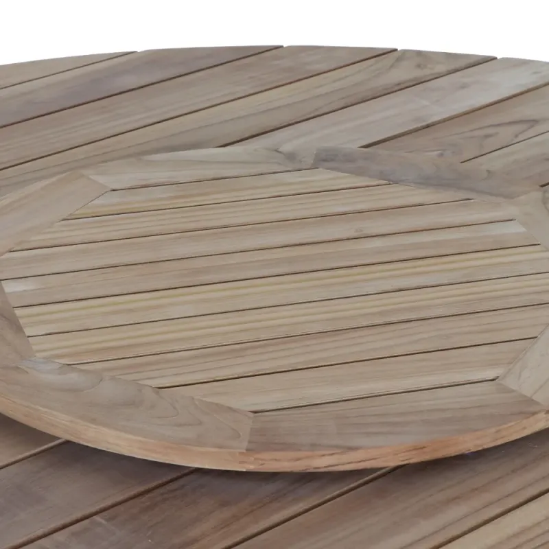 Siena Garden Lazy Susan Drehteller Teakholz FSC® 100 % natur