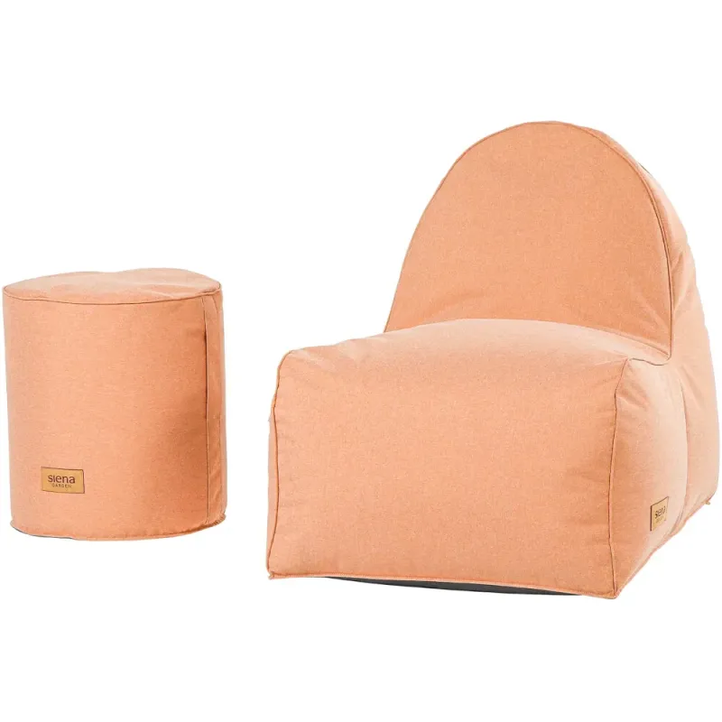 Siena Garden FLOW.U Sitzsack-Set Polypropylen apricot