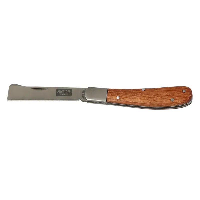 Siena Garden Okuliermesser ClassicLine mit genieteten Holzgriffen, genietete Holzgriffe