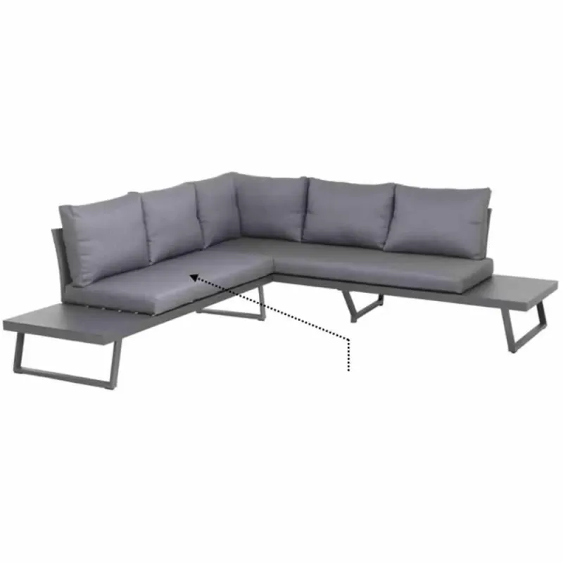 Siena Garden Sitzkissen grau zu Larina 2-er Loungesofa