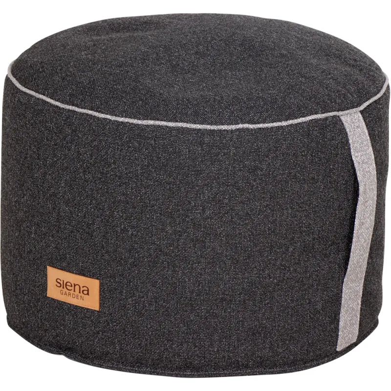 Siena Garden FEEL.U Pouf Polypropylen dark grey