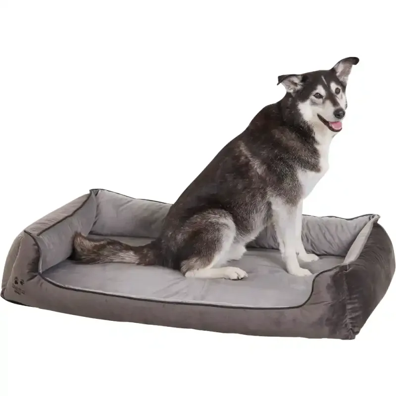 Siena Garden LUPUS Hundekorb grau XL