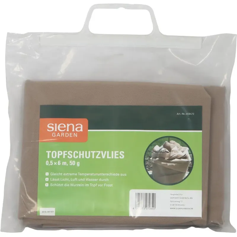 Siena Garden Topfschutzvlies 50g, Farbe: beige, Maße: 0,5x6m