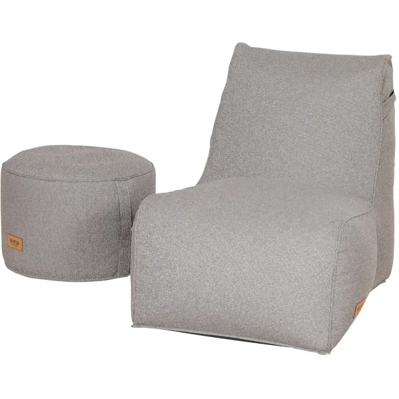 Siena Garden FEEL.U Sitzsack-Set Polypropylen soul grey