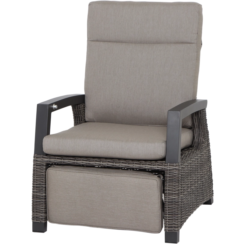 Siena Garden Corido Loungesessel Rattangeflecht charcoal-grey